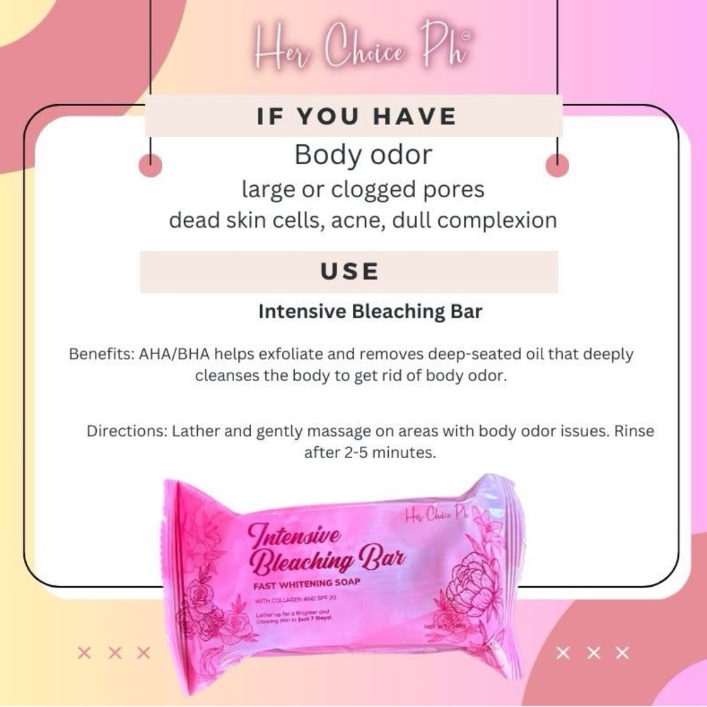 HER Choice Ph INTENSE BLEACHING BAR SOAP. - Picture 4 of 15